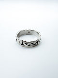 Sterling Silver Woven Band Ring 9.25"