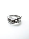 Sterling Silver Infinity Band Ring 8"
