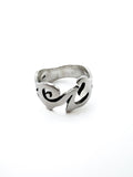 Sterling Silver Wave Ring 9"