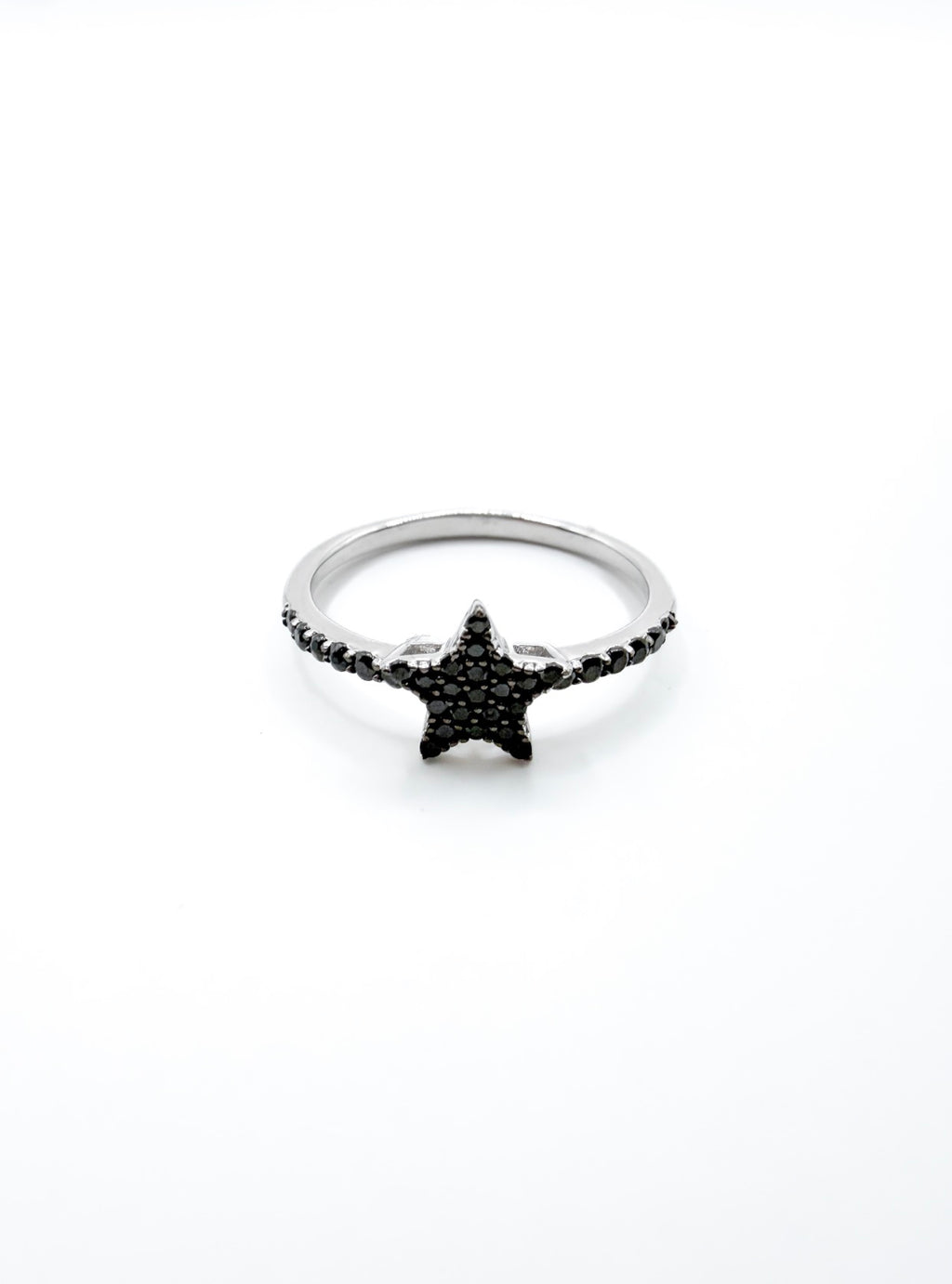 Noir Star Ring 9"