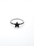 Noir Star Ring 9"